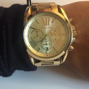 Gold Michael Kors Watch. Unisex